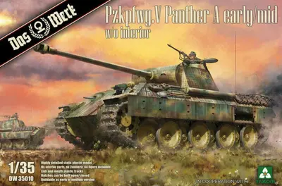 Niemiecki czołg średni PzKpfW V Panther Ausf A, wersja wczesna/średnia