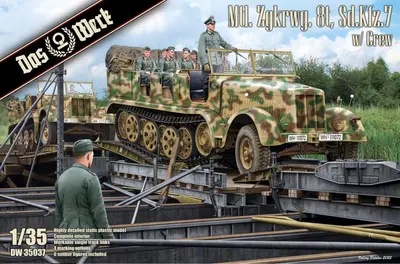 Niemiecki transporter półgąsienicowy SdKfz 7 - mtl Zgkrwg 8t
