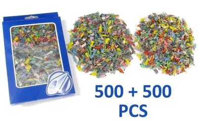 DR60105-H0 MIXED (500+500) Figurki, pasażerowie, malowane