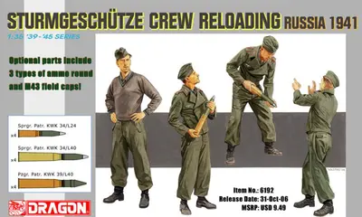 Niemiecka załoga działa szturmowego (StuG)