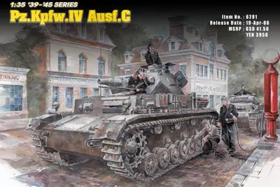 Niemiecki czołg średni PzKpfW IV Ausf C