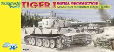 Niemiecki czołg ciężki PzKpfW Vi Tiger, wersja inicjalna, Leningrad 1942