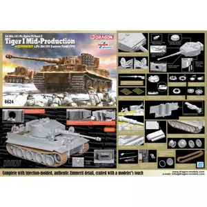 D6624 1:35 TIGER I MID s.Pz.Abt.506