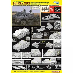 D6718 1:35 SD.KFZ.252 mit Sd.Ah.32/1 TRAILER