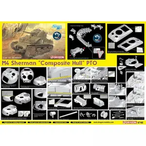 D6740 1:35 M4 "COMPOSITE HULL" w/MAGIC TRACK