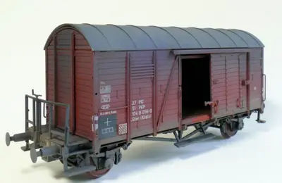 Wagon towarowy kryty Oppeln Glmr (Kddth) z budką hamulcową