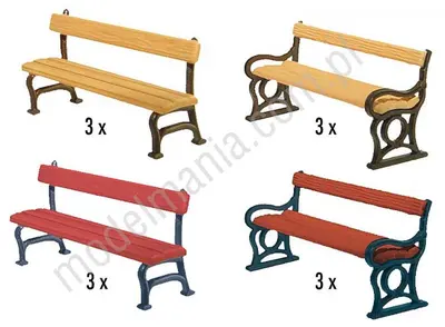 Ławki parkowe / 12szt.
