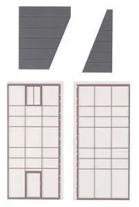 Szklany element narożny, Goldbeck