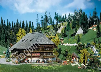 Budynek alpejski