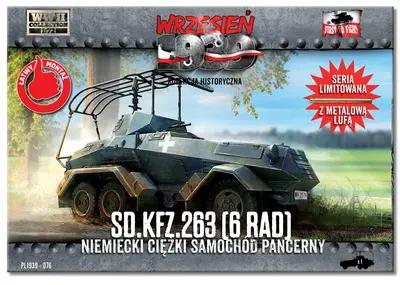 Niemiecki Ciężki Samochód Pancerny Sd.Kfz. 263 6 Rad