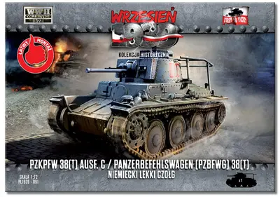 Niemiecki lekki czołg PzKpfw 38(t) Ausf. C/Panzerbefehlswagen (PzBfwg) 38(t)