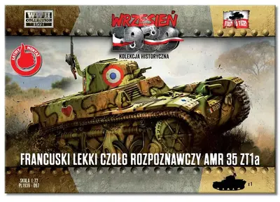 Francuski czołg rozpoznawczy AMR35 ZT1a