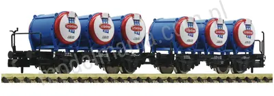 Zestaw 2 wagonów cystern do przewozu mleka “Schärdinger”