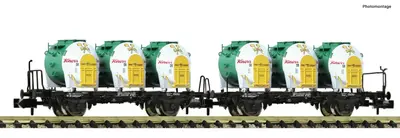 Zestaw wagonów do przewozu kontenerów typu BTs 50