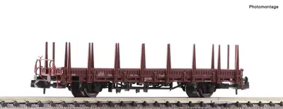 Wagon towarowy platforma niskoburtowa z kłonicami