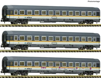 Zestaw 3 wagonów Eurofima