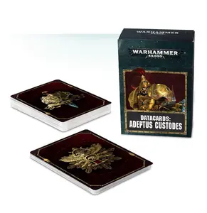 Datacards: Adeptus Custodes (8 ed.) (angielski) (01-15-60)