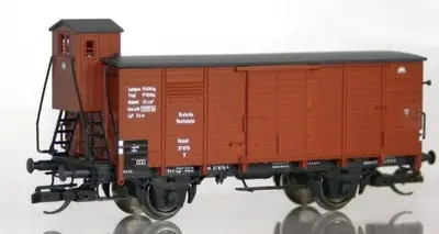 Wagon towarowy kryty typ „Kassel“ z budką hamulcową