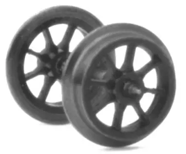 H0m koło szprychowe 8,3 mm, osiem szprych, 18,5 mm