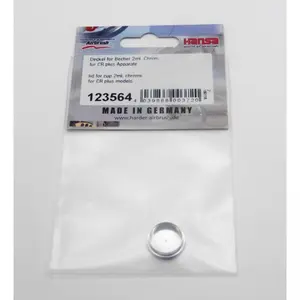 Harder & Steenbeck - Pokrywka zbiorniczka 2 ml, chrom