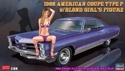 1966 American Coupe Type P z figurką blondynki