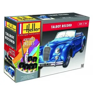 Samochód Talbot Lago Record, zestaw z farbami