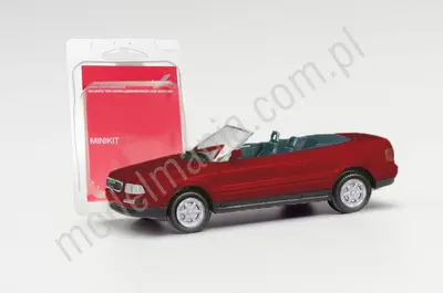 MiniKit: Audi 80 Cabrio, ciemny czerwony
