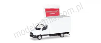 Herpa MiniKit: MB Sprinter skrzynia wysoki dach, biały