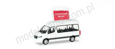 Herpa MiniKit: MB Sprinter Bus wysoki dach, biały