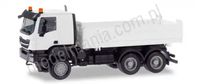 Herpa MiniKit: Iveco Trakker wywrotka, biały