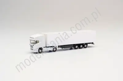 Minikit: Scania R Topline z naczepą chłodnią, biały