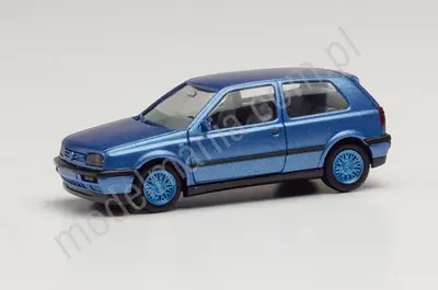 VW Golf III VR6, niebieski metalik