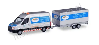 VW Crafter wysoki dach bus + przyczepa "SABA Transportservice"