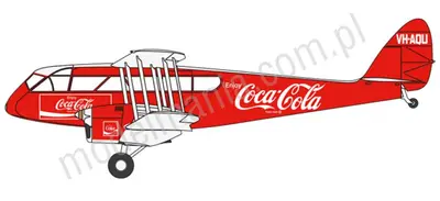 DH84 Dragon VH-AQU Coca Cola