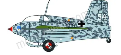 Messerschmitt Me 163B Komet - 14/JG 400, 1945(without Swastika)
