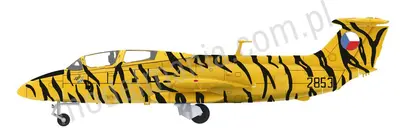 Samolot L-29 Czech AF 11th Reg. Tiger