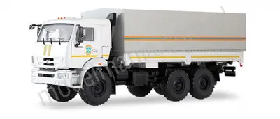 SSM: KAMAZ-43118 płócienna ciężarówka