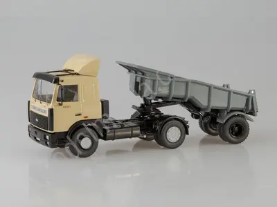 MAZ-5432 z naczepą wywrotką
