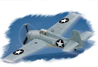 Amerykański myśliwiec Grumman F4F-4 Wildcat