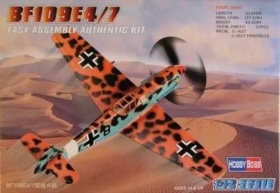 Niemiecki myśliwiec Messerschmitt Bf-109E-4/7