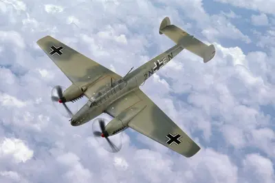 Niemiecki ciężki samolot myśliwski Messerschmitt Bf110
