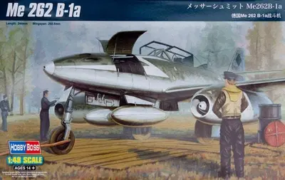 Niemiecki bombowiec Messerschmitt Me 262 B-1a