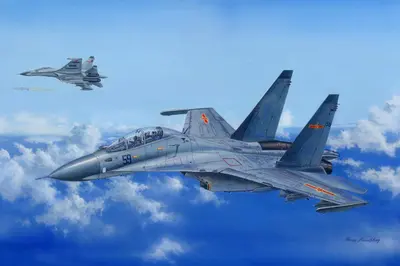 Chiński myśliwiec SU-30MKK Flanker G