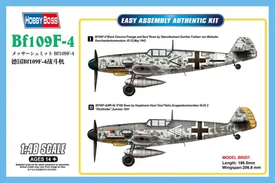 Niemiecki samolot myśliwski Messerschmitt BF109 F4
