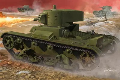 Sowiecki czołg z miotaczem ognia OT-130