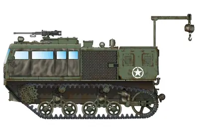 Szybki ciągnik gąsienicowy M4 (155mm/8-in./240mm)
