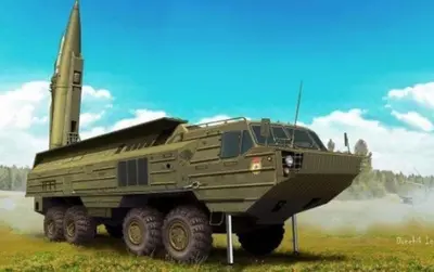 Sowiecka wyrzutnia rakiet 9K714 OKA (SS-23 Spider)