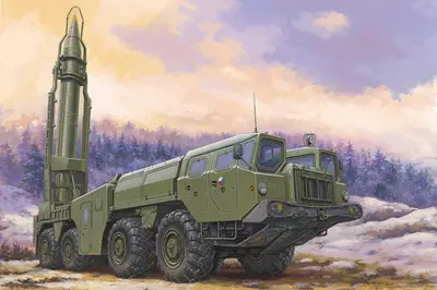 HOBBY BOSS 82939 Wyrzutnia (9P117M1) z rakietą R17 9K72 zestaw rakietowy Elbrus Scud B - 1