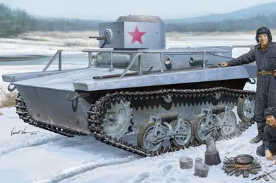 Sowiecki lekki czołg pływający T-37TU, wersja dowódcza