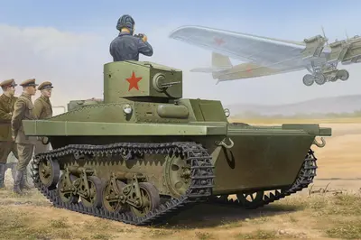 Sowiecki lekki czołg pływający T-37A (Izhorsky)